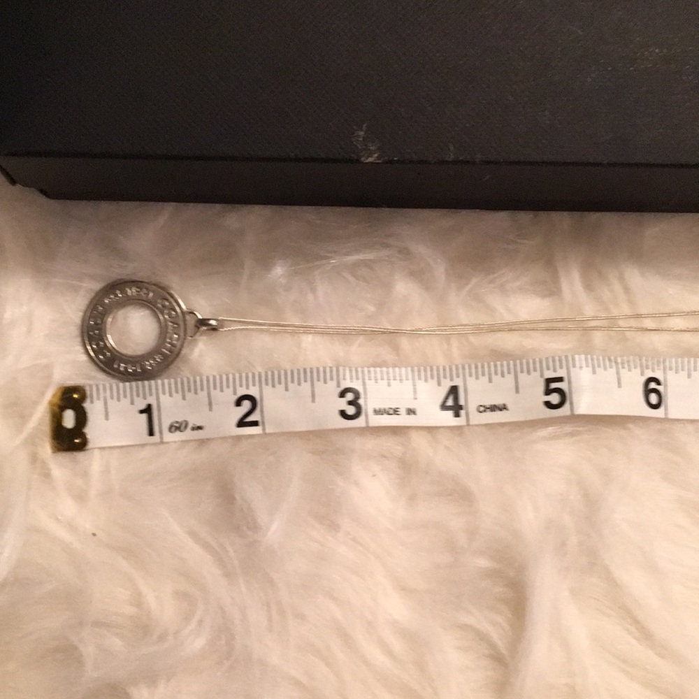 🤗- RHTF Vintage Signature Coach Open Circle Silver 925 Necklace - Picture 7 of 7